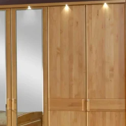 Wohnen Kleiderschränke|Schränke<Drehtürenschrank Bordeaux aus Erle