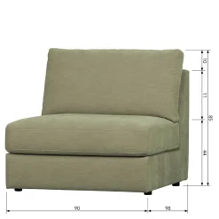 Wohnen Sofas<Drei Elemente Set Modulsofa - Perconia