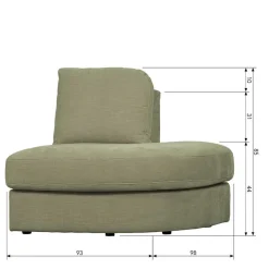 Wohnen Sofas<Drei Elemente Set Modulsofa - Perconia