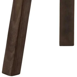 Wohnen Hocker<Dreibein Hocker in Dunkelbraun - Abelynta (2er Set)