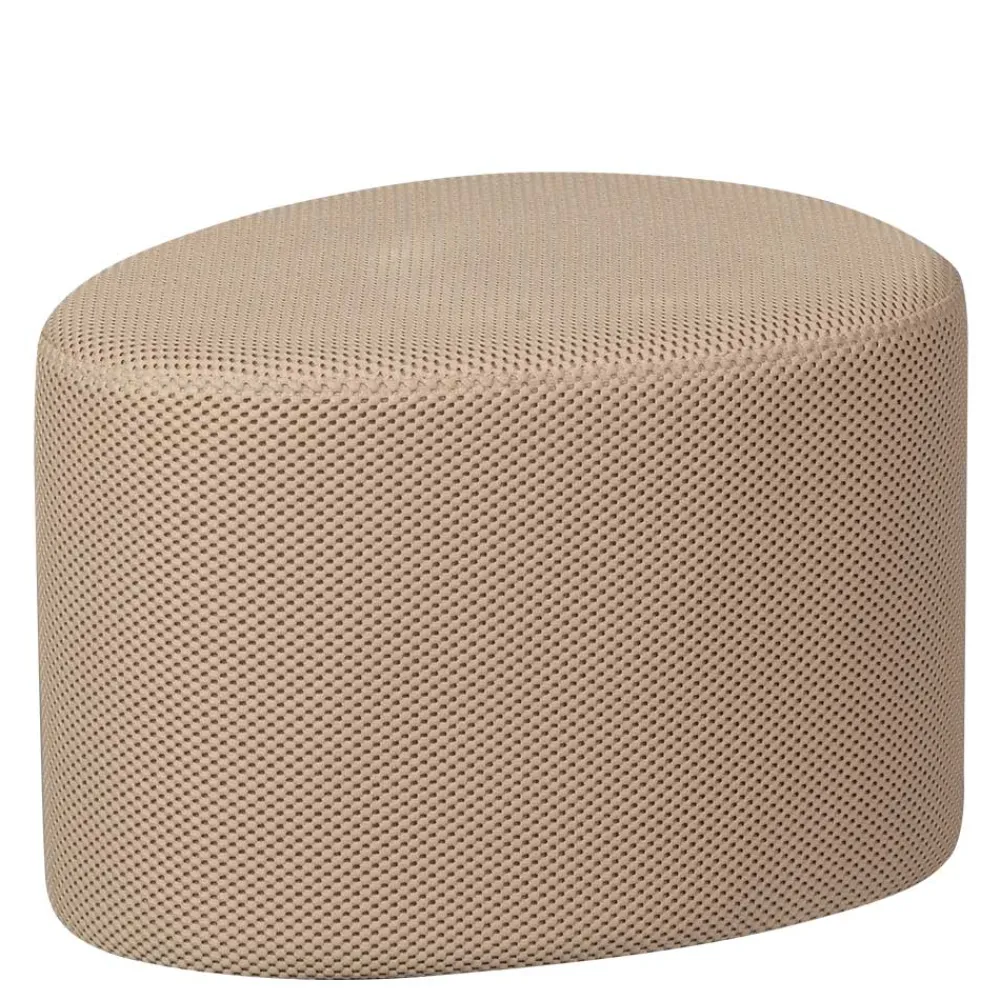Wohnen Hocker<Dreieck Design Hocker in Beigegrau - Zegrada (2er Set)