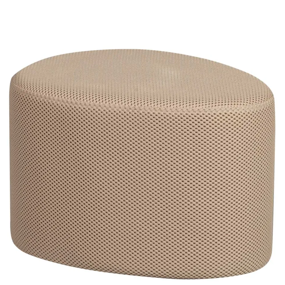 Wohnen Hocker<Dreieck Design Hocker in Beigegrau - Zegrada (2er Set)
