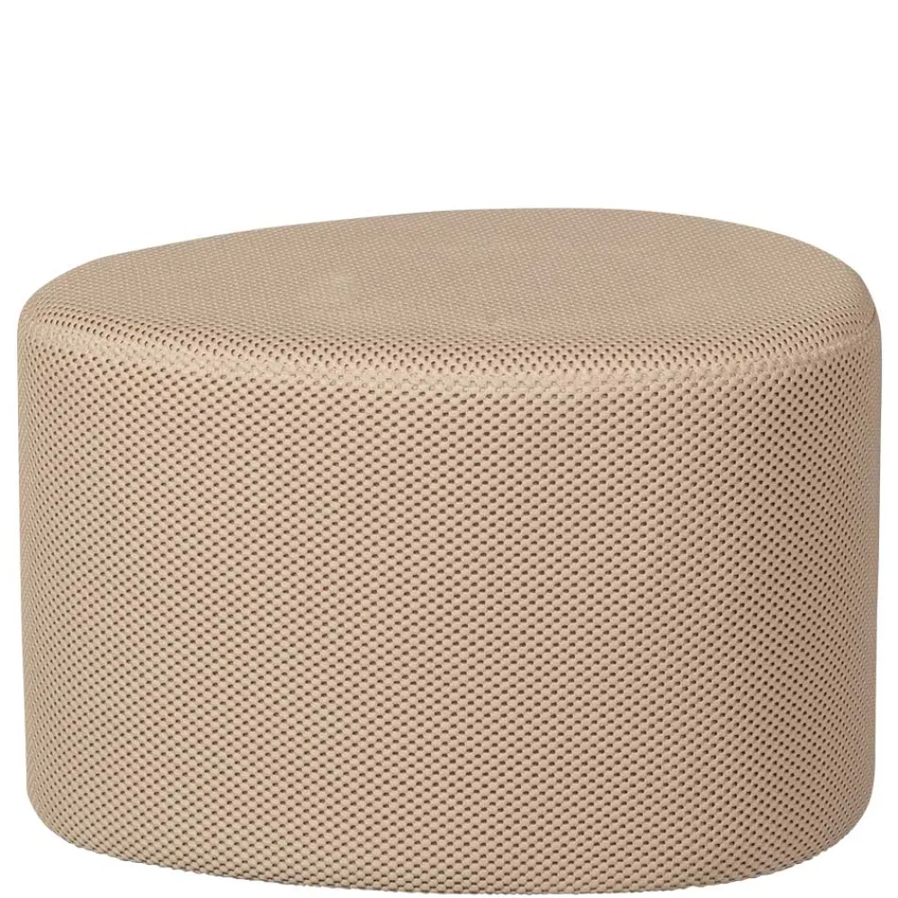 Wohnen Hocker<Dreieck Design Hocker in Beigegrau - Zegrada (2er Set)