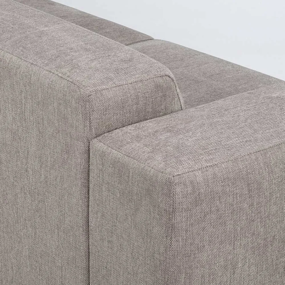 Wohnen Sofas<Dreier Sofa aus Webstoff in Beige - Adamantia