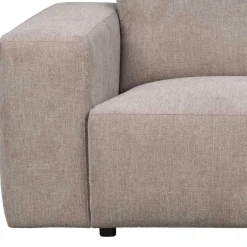 Wohnen Sofas<Dreier Sofa aus Webstoff in Beige - Adamantia