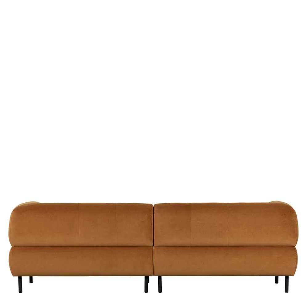 Wohnen Sofas<Dreier Sofa mit Armlehnen in Hellbraun - Label