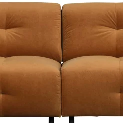 Wohnen Sofas<Dreier Sofa mit Armlehnen in Hellbraun - Label