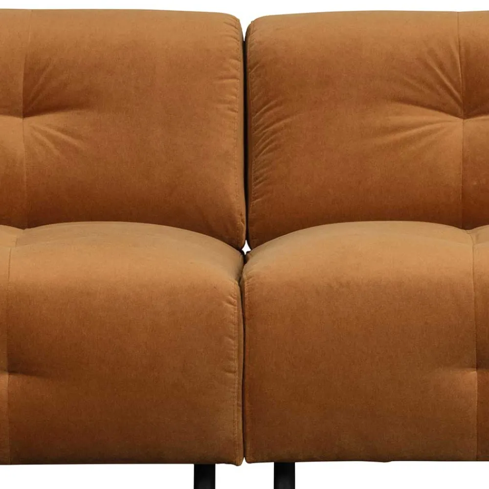Wohnen Sofas<Dreier Sofa mit Armlehnen in Hellbraun - Label