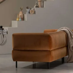Wohnen Sofas<Dreier Sofa mit Armlehnen in Hellbraun - Label