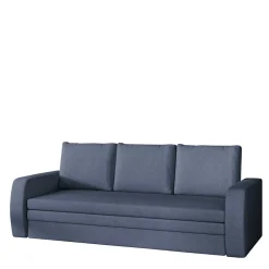 Wohnen Sofas<Dreisitzer Ausziehsofa in Jeansblau Samt - Adrerra