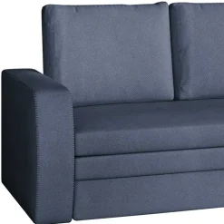 Wohnen Sofas<Dreisitzer Ausziehsofa in Jeansblau Samt - Adrerra