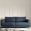 Wohnen Betten|Sofas<Dreisitzer Bettcouch in Dunkelblau Stoff - Boston