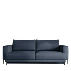 Wohnen Betten|Sofas<Dreisitzer Bettcouch in Dunkelblau Stoff - Boston