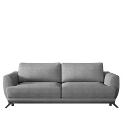 Wohnen Sofas<Dreisitzer Bettcouch in Grau Stoffbezug - Girovi