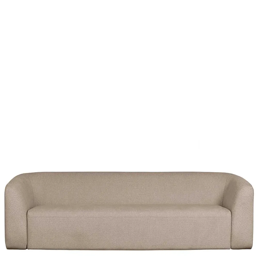Wohnen Sofas<Dreisitzer Couch aus Chenille in Beige - Chake