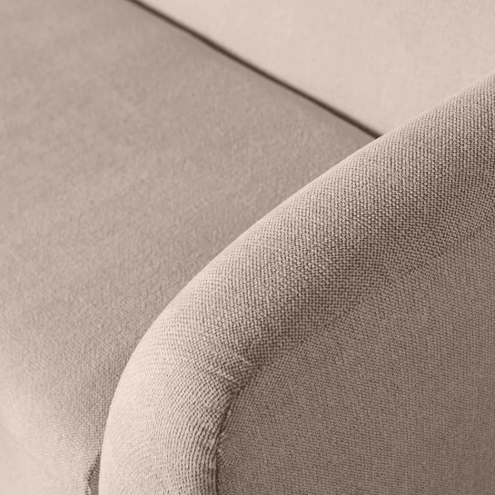 Wohnen Sofas<Dreisitzer Couch aus Chenille in Beige - Chake
