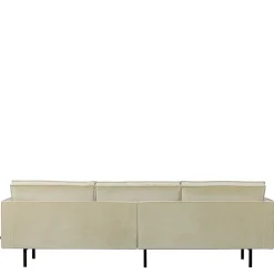 Wohnen Sofas<Dreisitzer Couch in Graugrün Samtbezug - Vontada