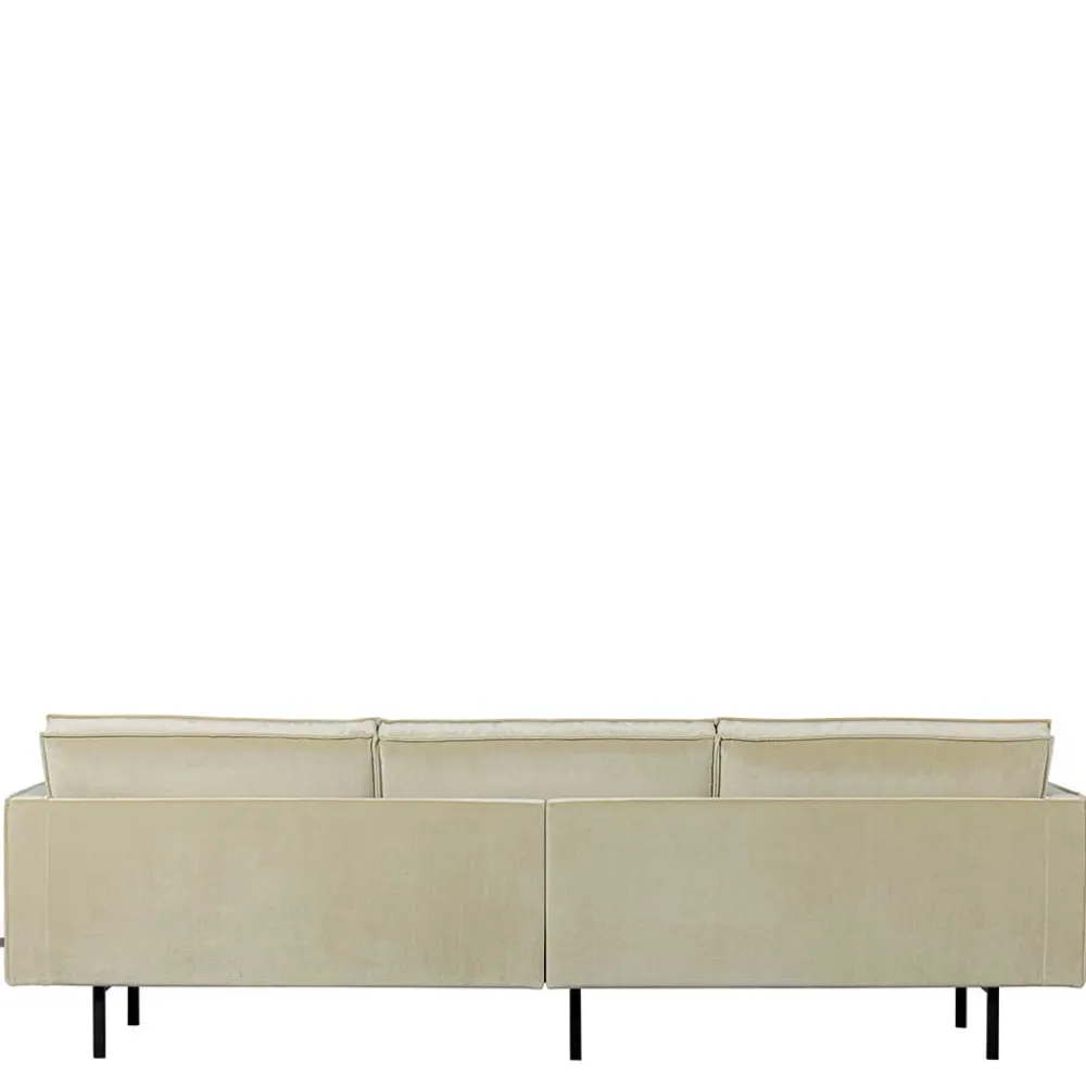 Wohnen Sofas<Dreisitzer Couch in Graugrün Samtbezug - Vontada
