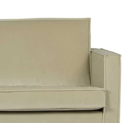 Wohnen Sofas<Dreisitzer Couch in Graugrün Samtbezug - Vontada