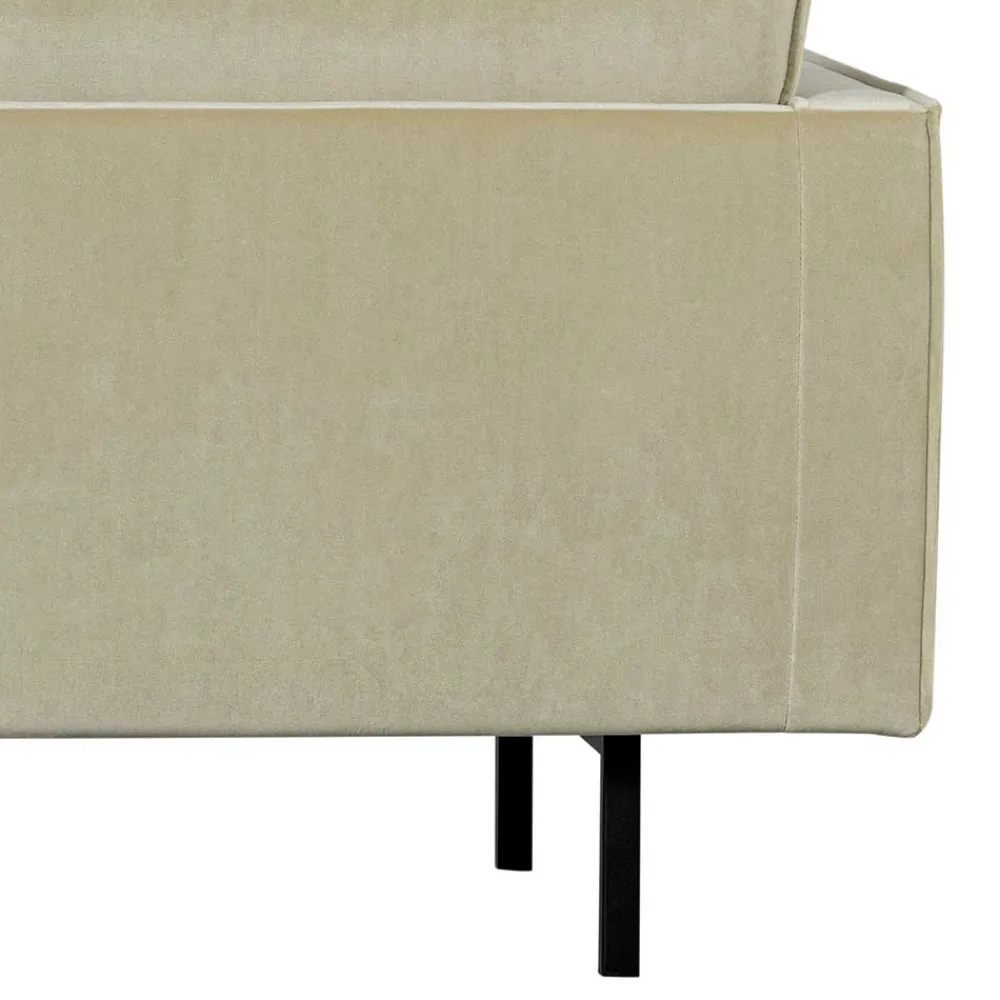 Wohnen Sofas<Dreisitzer Couch in Graugrün Samtbezug - Vontada