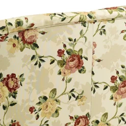 Wohnen Sofas<Dreisitzer Couch mit Rosen Stoffbezug - Bracas