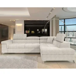 Wohnen Sofas<Dreisitzer Funktionscouch in Cremeweiß - Cryptos