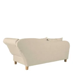 Wohnen Sofas<Dreisitzer Polsterliege in Beige mit Buche - Salverna