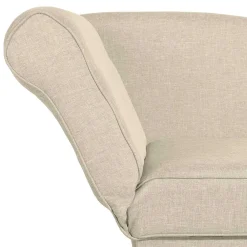 Wohnen Sofas<Dreisitzer Polsterliege in Beige mit Buche - Salverna