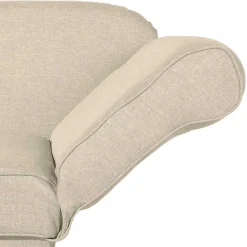 Wohnen Sofas<Dreisitzer Polsterliege in Beige mit Buche - Salverna