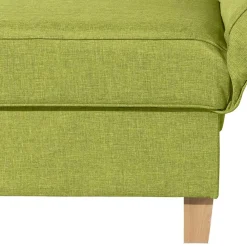 Wohnen Sofas<Dreisitzer Polsterliege in Gelbgrün mit Buche - Blace