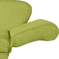 Wohnen Sofas<Dreisitzer Polsterliege in Gelbgrün mit Buche - Blace