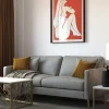 Wohnen Sofas<Dreisitzer Samtcouch in Grau - Hillion