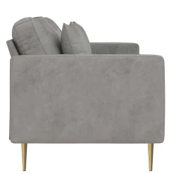 Wohnen Sofas<Dreisitzer Samtcouch in Grau - Hillion