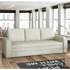 Wohnen Sofas<Dreisitzer Schlafcouch in Beige - Saltenas
