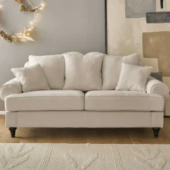 Wohnen Sofas<Dreisitzer Sofa im Vintage Landhaus Look - Merandes