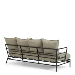 Wohnen Sofas<Dreisitzer Sofa mit Stahlgestell Schwarz - Emjan