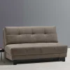 Wohnen Sofas<Dunkelbraune Faltcouch mit Bettkasten - Cornello