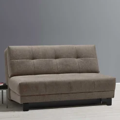 Wohnen Sofas<Dunkelbraune Faltcouch mit Bettkasten - Cornello