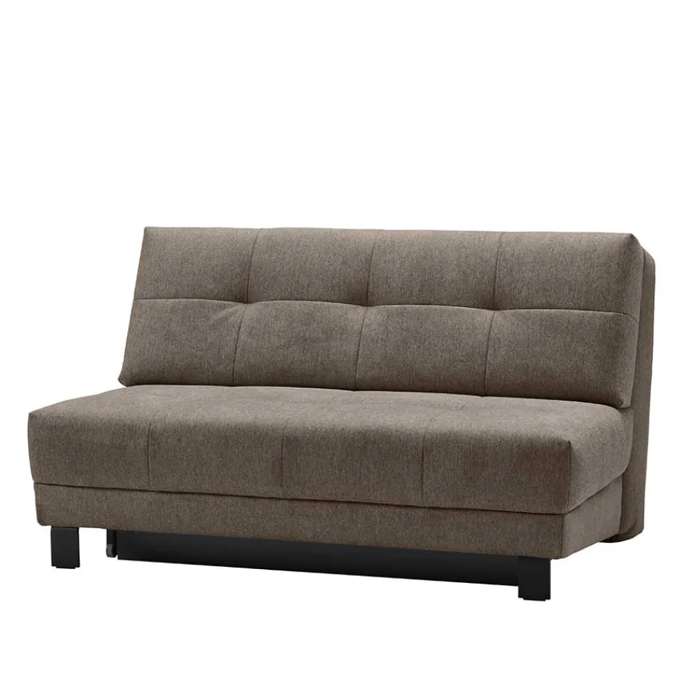 Wohnen Sofas<Dunkelbraune Faltcouch mit Bettkasten - Cornello