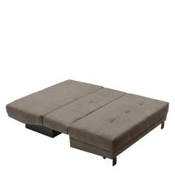 Wohnen Sofas<Dunkelbraune Faltcouch mit Bettkasten - Cornello