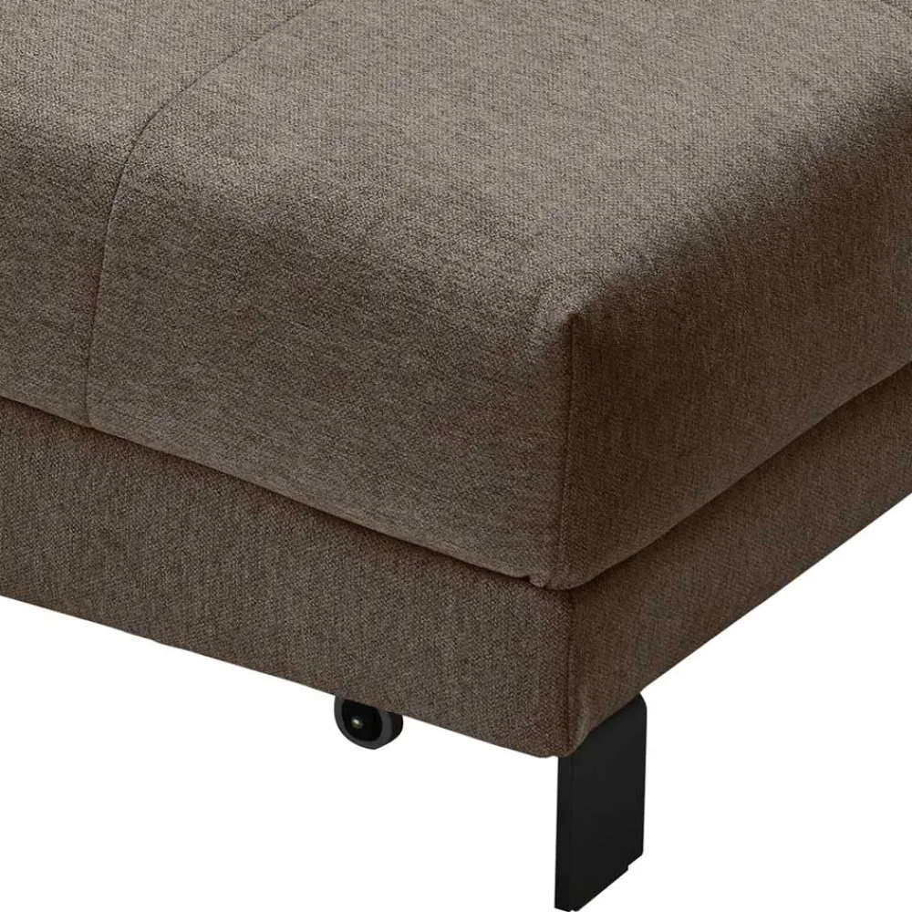 Wohnen Sofas<Dunkelbraune Faltcouch mit Bettkasten - Cornello