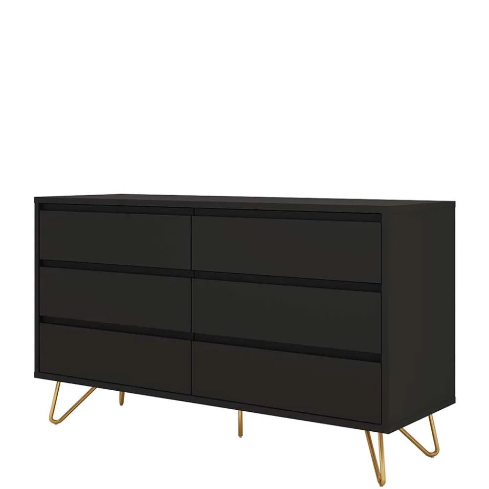 Wohnen Sideboards<Dunkelgraue Kommode im Skandinavischen Stil - Palium