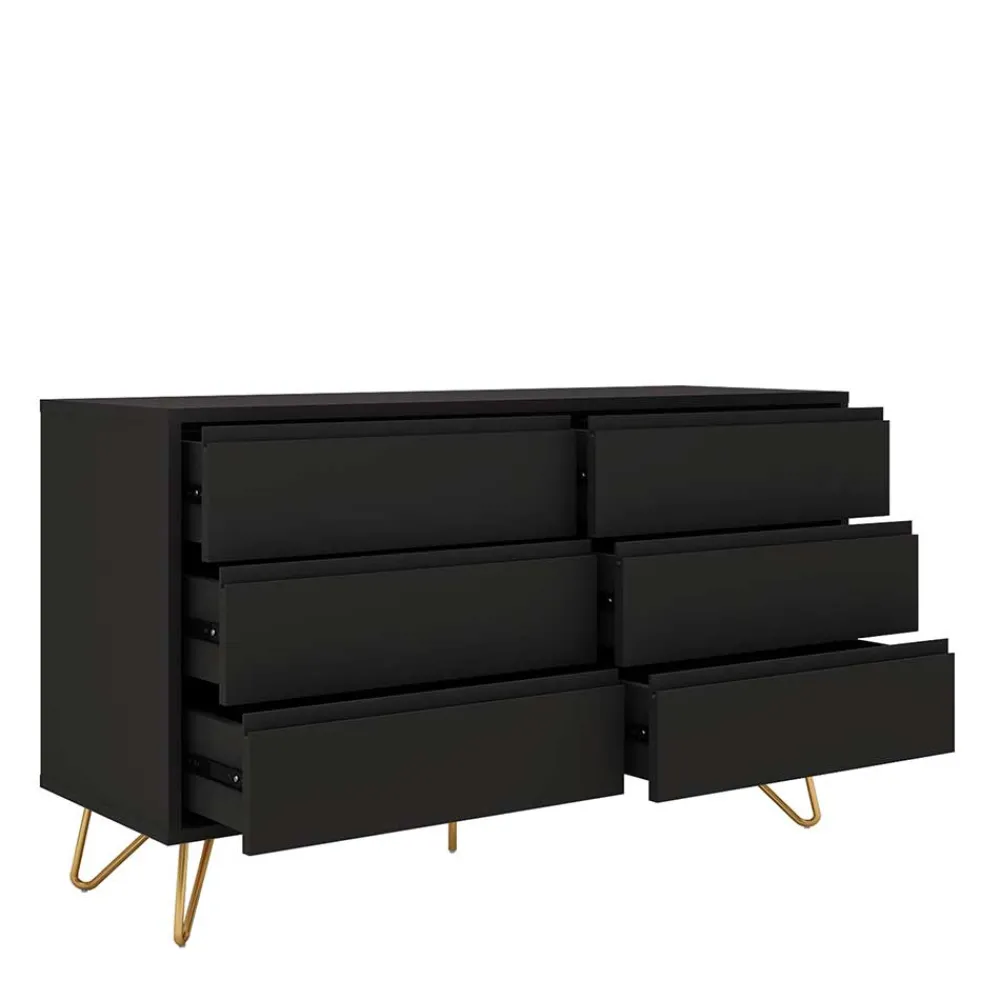 Wohnen Sideboards<Dunkelgraue Kommode im Skandinavischen Stil - Palium