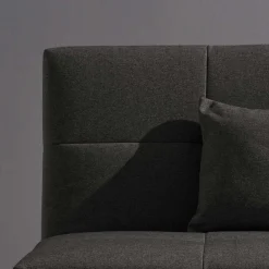 Wohnen Sofas<Dunkelgrauer Flachgewebe Sessel mit Schlaffunktion - Emli