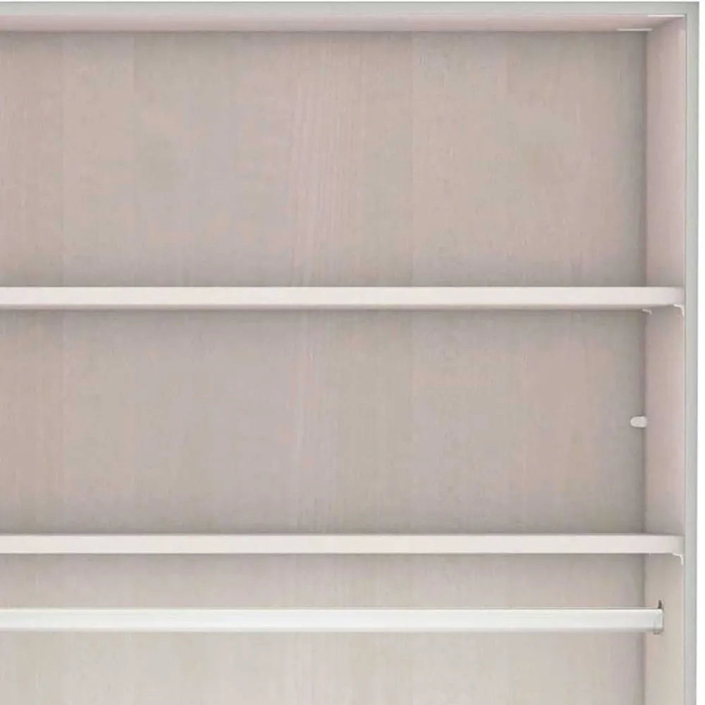 Wohnen Kleiderschränke|Schränke<Dunkelgrauer Schlafzimmerschrank 4-türig - Mataram