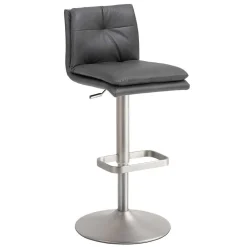 Wohnen Hocker<Dunkelgrauer Tresenstuhl in modernem Design - Bultino
