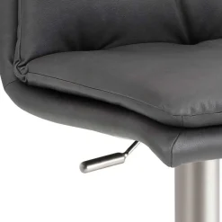 Wohnen Hocker<Dunkelgrauer Tresenstuhl in modernem Design - Bultino