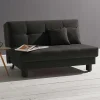 Wohnen Sofas<Dunkelgraues Faltsofa aus Velours - Jacksons