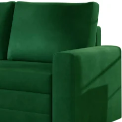Wohnen Sofas<Dunkelgrüner Zweisitzer mit Bettfunktion - Travorna