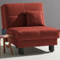 Wohnen Sofas<Dunkelroter Sessel mit Bettfunktion - Vionory
